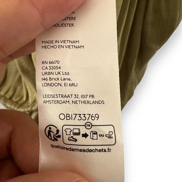 Anthropologie Olive Green Blouse - Picture 10 of 10